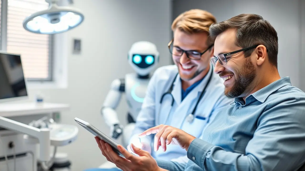 Illustration: The Future of Dentistry with AI and Automation