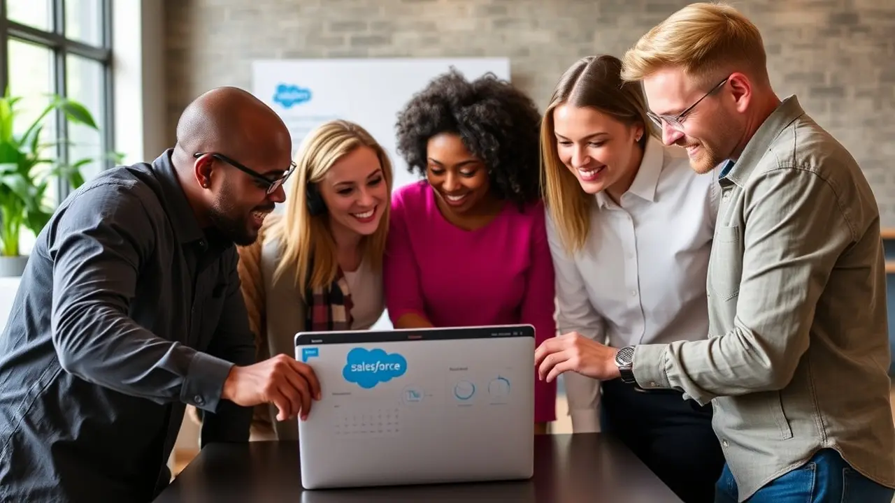 Illustration: Salesforce Solutions and Tools