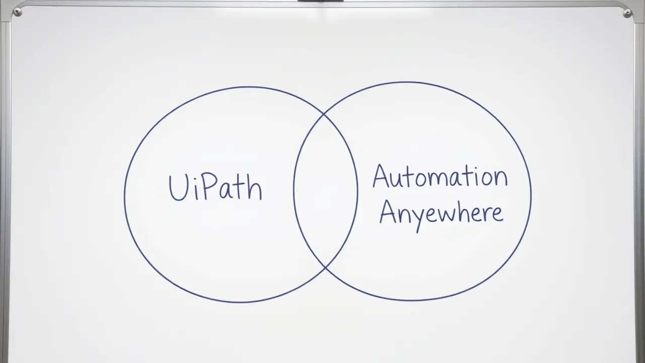 Illustration: Overview of UiPath and Automation Anywhere